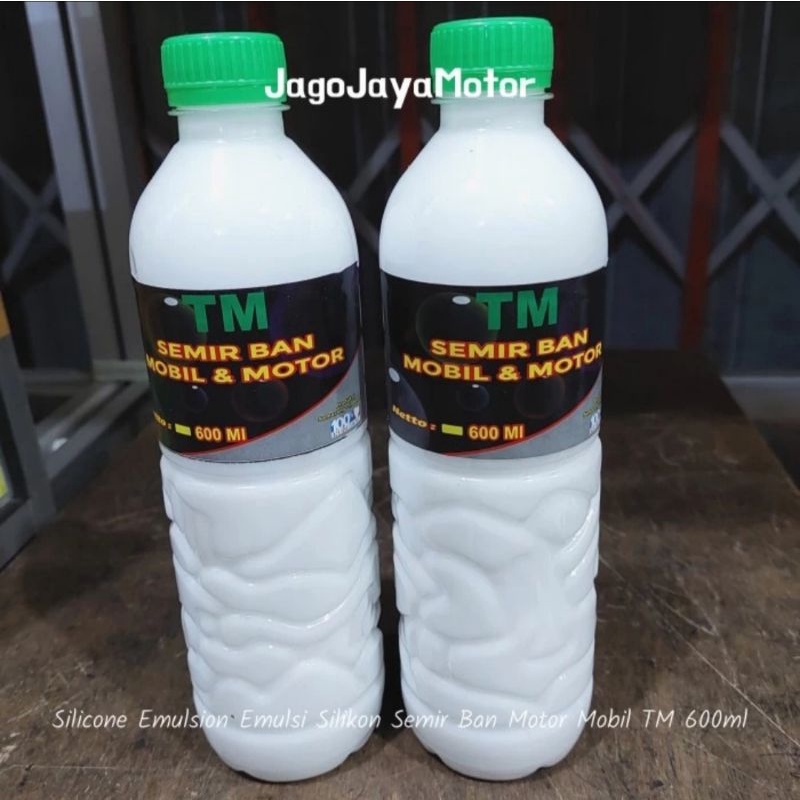 Silicone Emulsion Cairan Silikon Semir Ban Motor Mobil TM 600ml