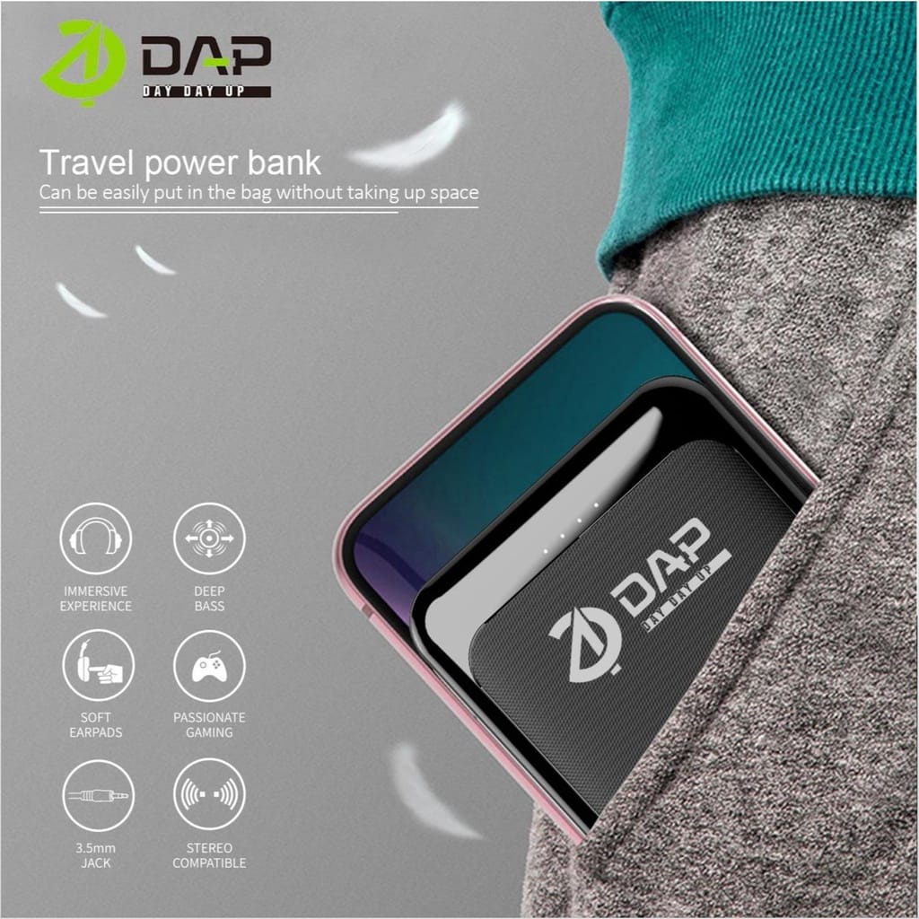 Power Bank DAP D-P111 10000mAH ORIGINAL PowerBank DAP D-P111 10000mAH 2USB ORIGINAL