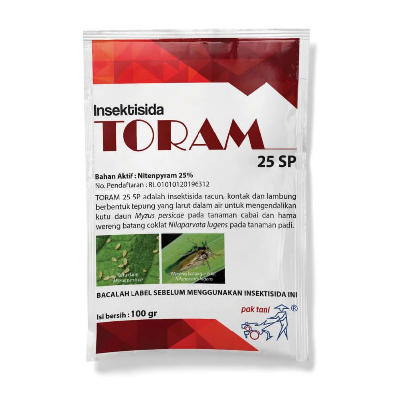 Toram Insektisida untuk Wereng || Bahan Aktif Nitenpyram 25% || Kemasan 100gr