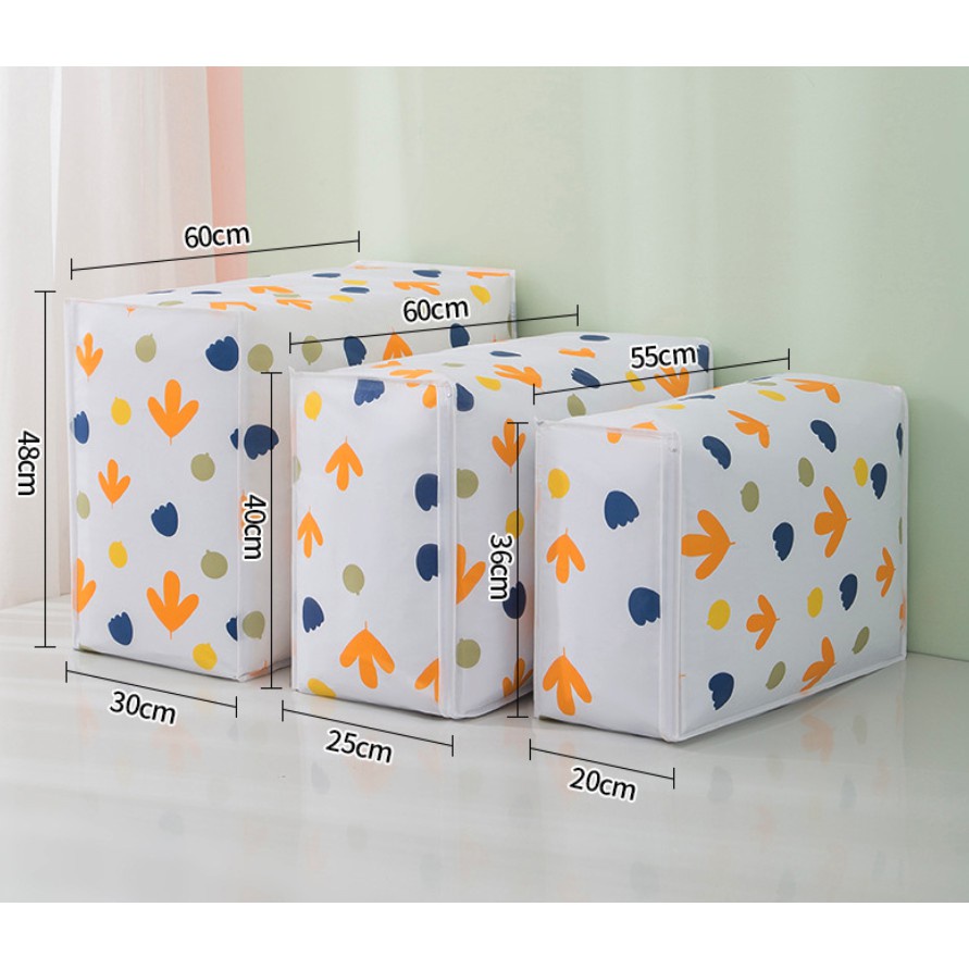 Storage Box Baju Organizer Plastik Tempat Penyimpanan Bedcover Selimut Pakaian Serbaguna