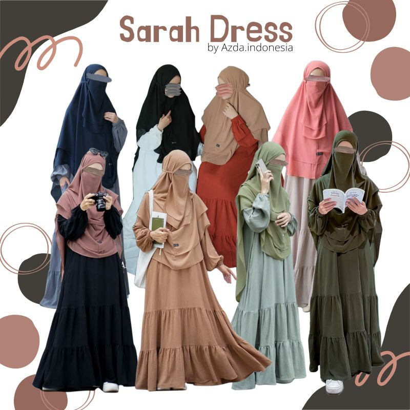 Dress sarah drees sarah gamis sarah by Azda
