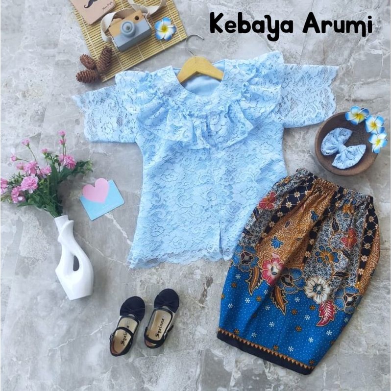 kebaya arumi /kebaya anak dan dewasa /kebaya anak unik/kebaya kartini/kebaya wisuda