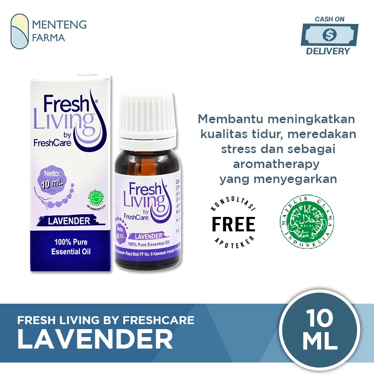 FreshCare Fresh Living Essential Oil Lavender 10 mL - Minyak Aromatherapy