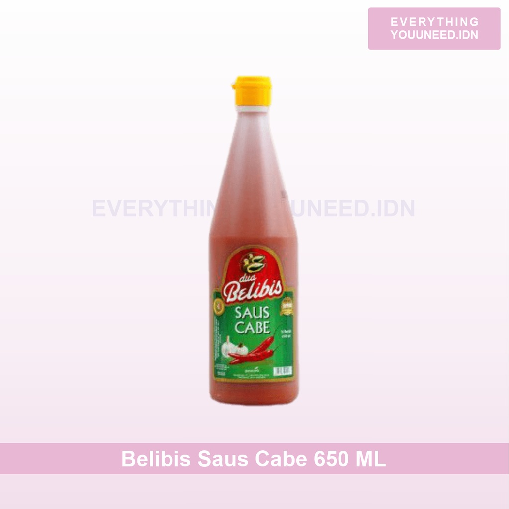 

Saus Cabe Dua Belibis Botol 650 ml