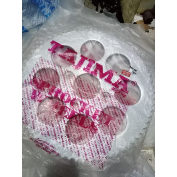 Gear Belakang Gir BLK Supra x 65T 70T, Fit new 65T 70T, Rxk 65T 70T Tajima