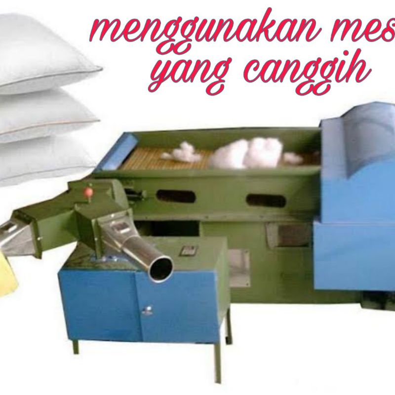 Bantal Dan Guling 1 Set Merk Brendis 100 % Silikon Empuk Murah Tebal Mewah Besar