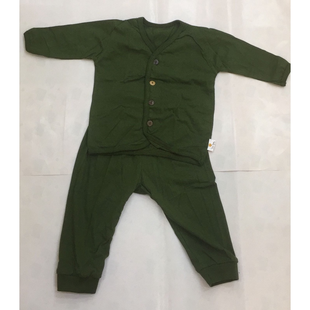 Twin Tiger Setelan Panjang Cozy Long Sleeve Cozy Set Setelan Piyama Panjang Baju Celana Panjang Anak 3-18 Bulan