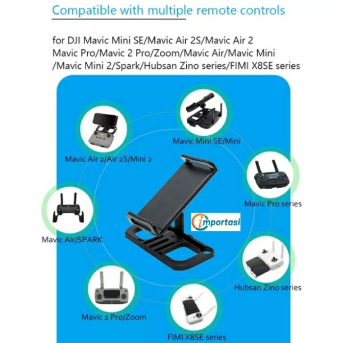 Tablet iPad Phone Holder Remote Control DJI Mavic Mini 3 2 1 Pro Mavic Air 2 2S Mavic 3 Spark Mavic 2 Pro Zoom Fimi X8 SE Autel Evo