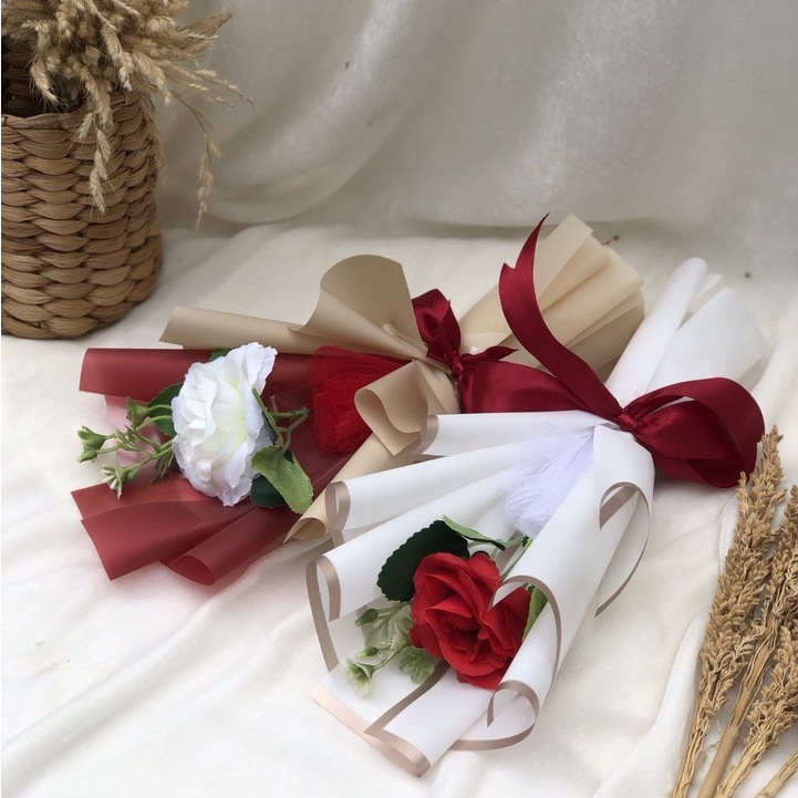 Jual Buket Bunga Mini Bouquet Mini Flower Bucket Bunga Mini Buket Mini Shopee Indonesia