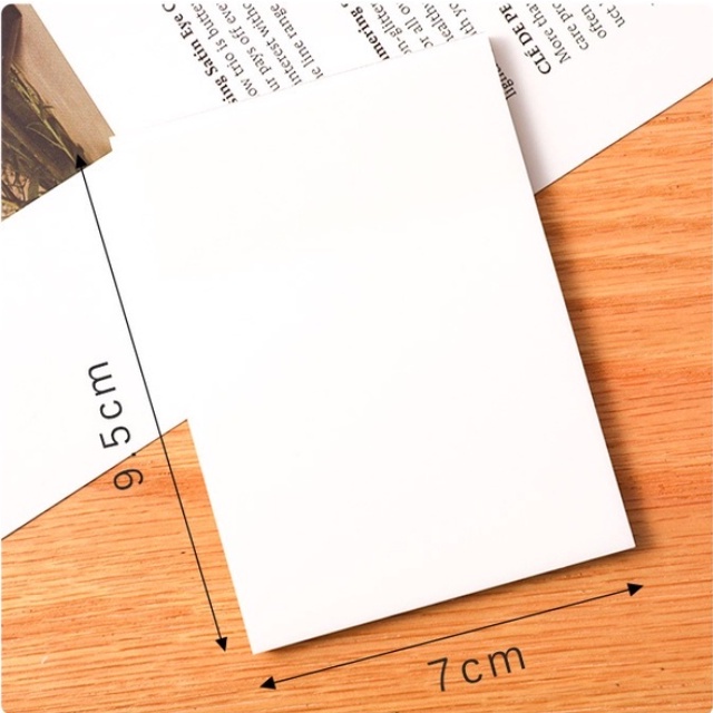 

KYUKA Transparent Sticky notes isi 50 lembar anti Air tahan air / Sticky Notes Transparan untuk sekolah kantor / memo bening tempel