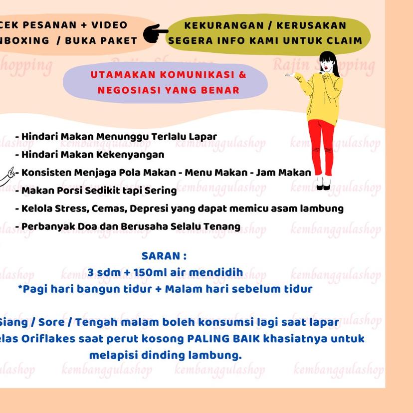 

Diskon✔️Oriflakes Sereal Umbi Garut Asam Lambung Original bubur sereal umbi pati garut oriflakes plain dan Gula Kelapa serelia oriflakes tanpa susu|SQ9