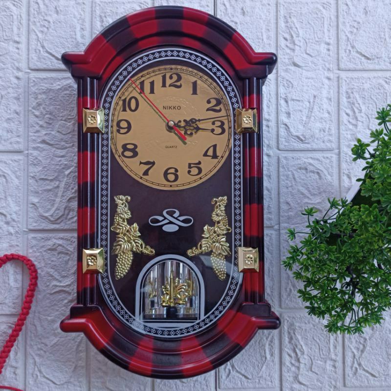 JAM DINDING BANDUL MELODY LONCENG MUSIK BELL BUNYI TIAP JAM