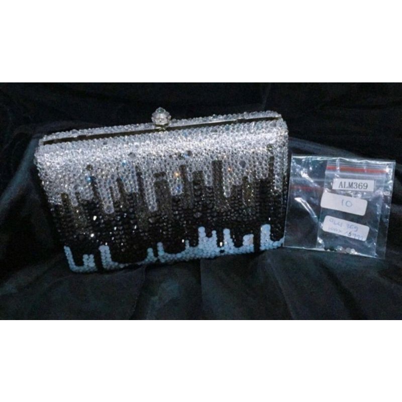 SALESALESALE Tas pesta premium swaroski  jamin ORI