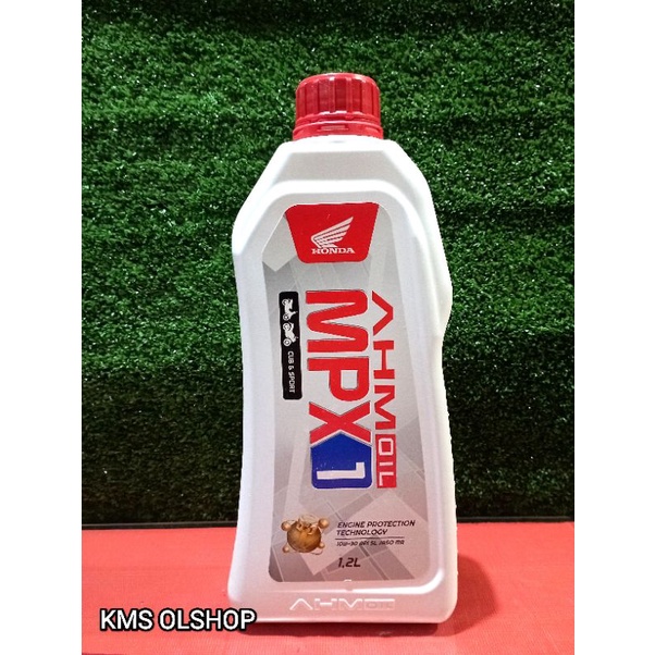 Oli AHM MPX1 MPX 1 1200 ml CB 150R CBR150R SONIC SAE 10W-30 SL JASO MA AHM OIL 1.2 Liter Oli Honda Asli