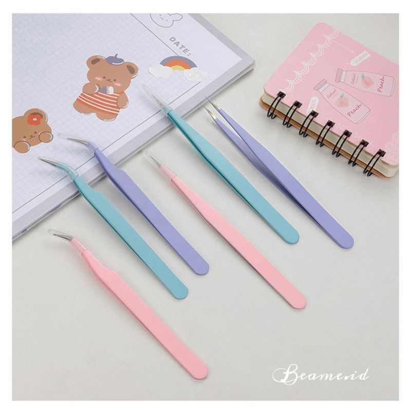 

Pinset Stiker/ Tweezer Sticker Macaroon untuk Jurnal/Bujo