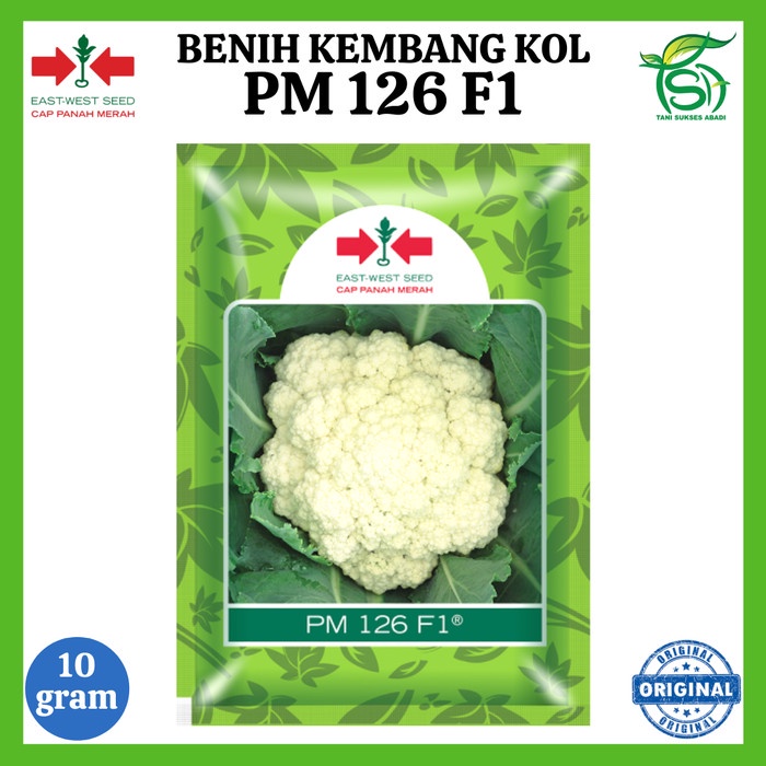 Benih Kembang Kol PM 126 F1 (10 Gram) - Bibit Bunga Cap Panah Merah