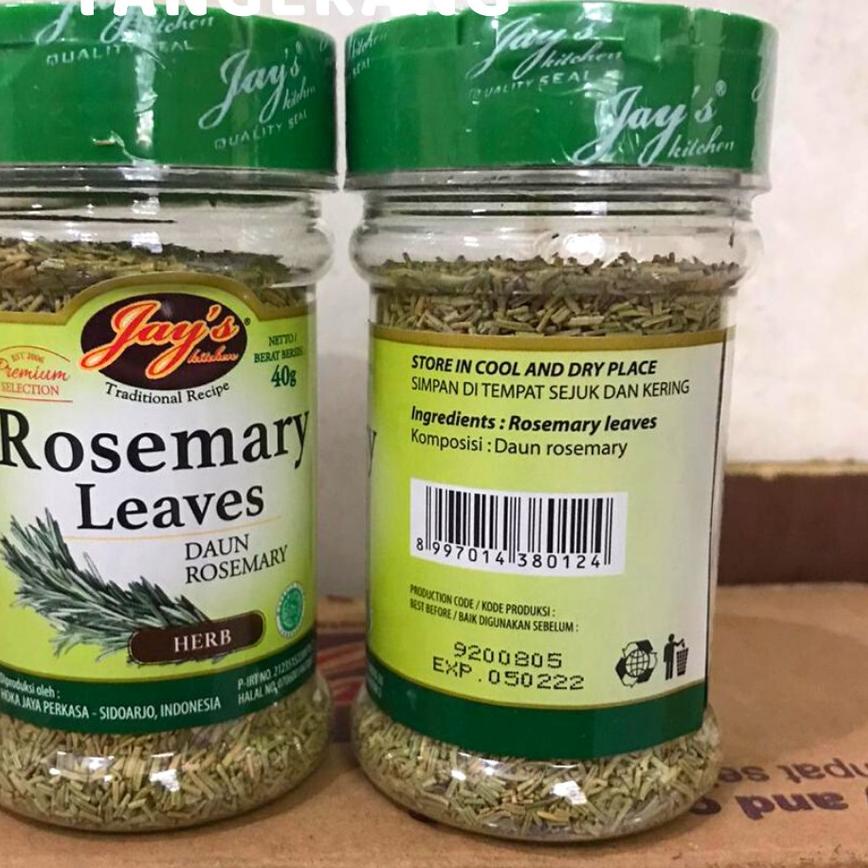 

Star 10.10 Jay's Rosemary Leaves | Daun Rosemary Kering 40 Gr murah