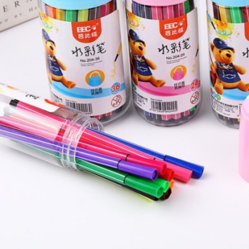 Spidol Warna Pena 12 Warna Pulpen Watercolor Pen Drawing Color Pen