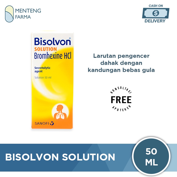 Bisolvon Solution 50 ML - Larutan Pengencer Dahak