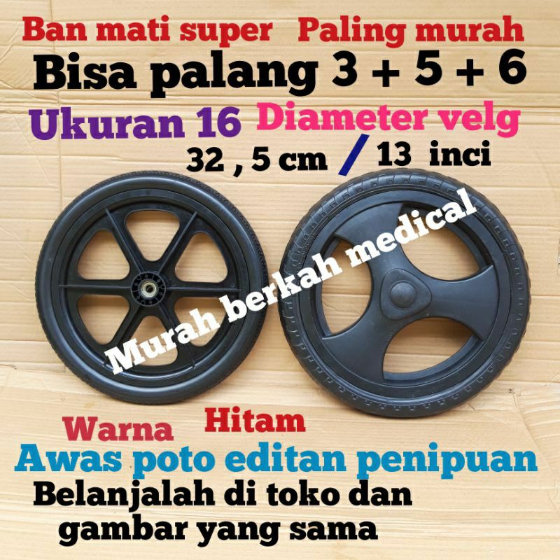 Ban mati 16 kursi roda produk terbaru harga termurah