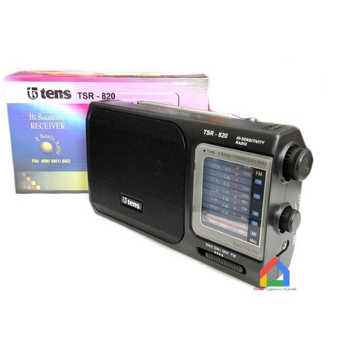 Radio Tens TSR 820FM AM SW 4 Band / Tens Radio TSR820 FM AM SW
