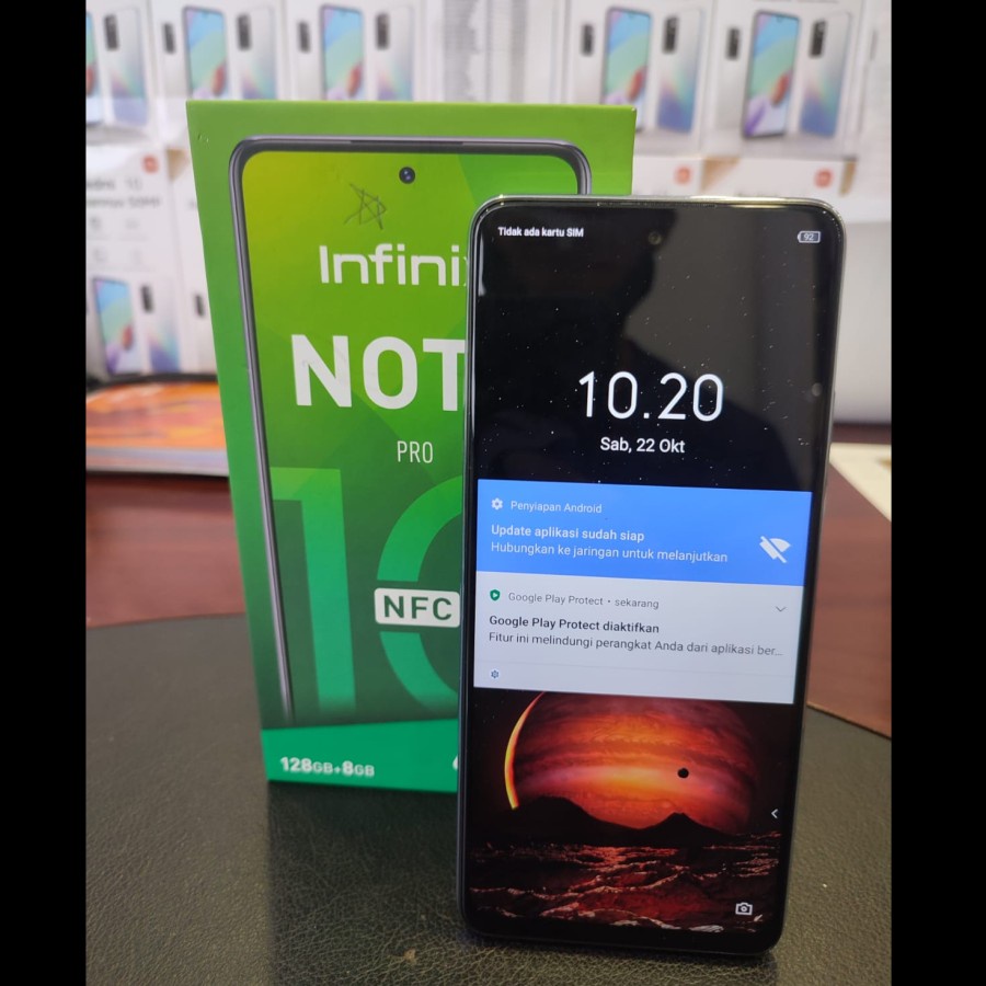 INFINIX NOTE 10 PRO 8/128 SECOND SEKEN MULUS FULLSET RAM 8GB ROM 128GB