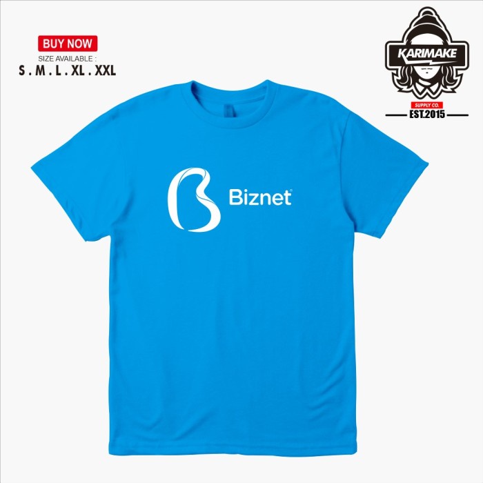 Kaos Baju Provider Biznet Kaos Perusahaan
