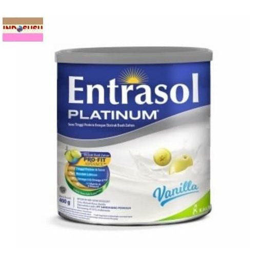 

[ COD ] ENTRASOL PLATINUM SENIOR VANILA Susu 400 VANILLA LANSIA KALBE BPOM