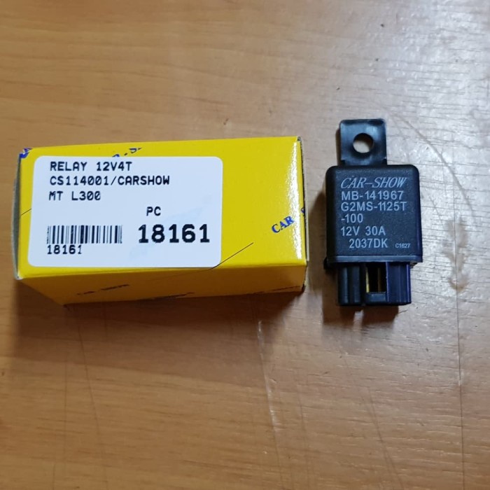 SPAREPART - Relay Lampu 12V4T Mistubishi L300 Carshow Asli AKSESORIS MOBIL - OTOMOTIF