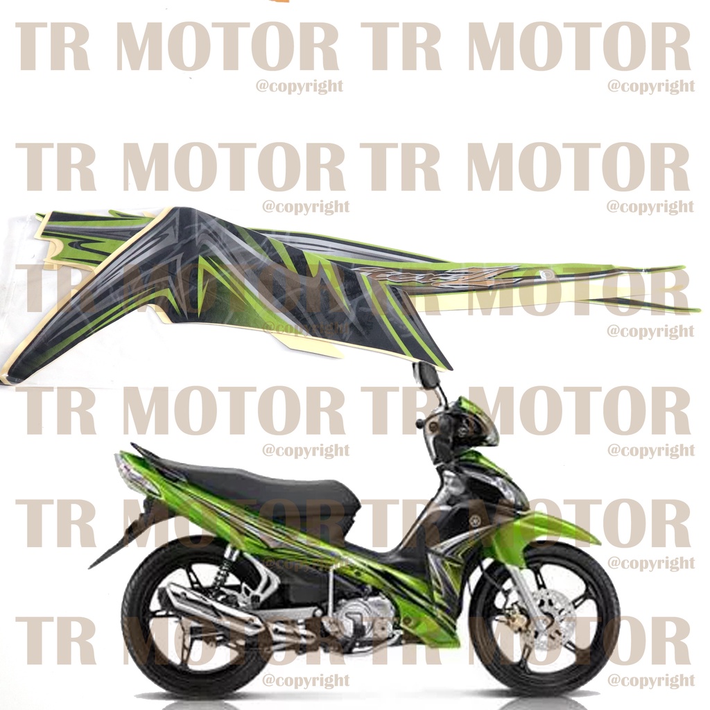 Stiker Motor Jupiter Z 2011 Sticker Striping Lis Full Set Motor