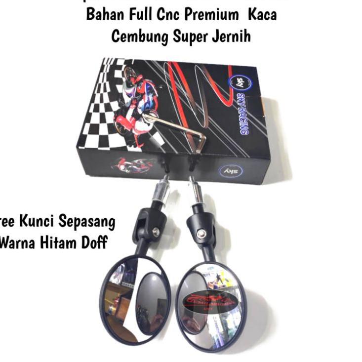 "BLA.31Oc22ѕ" VND Spion Jalu Sepion Bar End Bulat Cembung Dan Datar Sepasang Universal Motor Premium