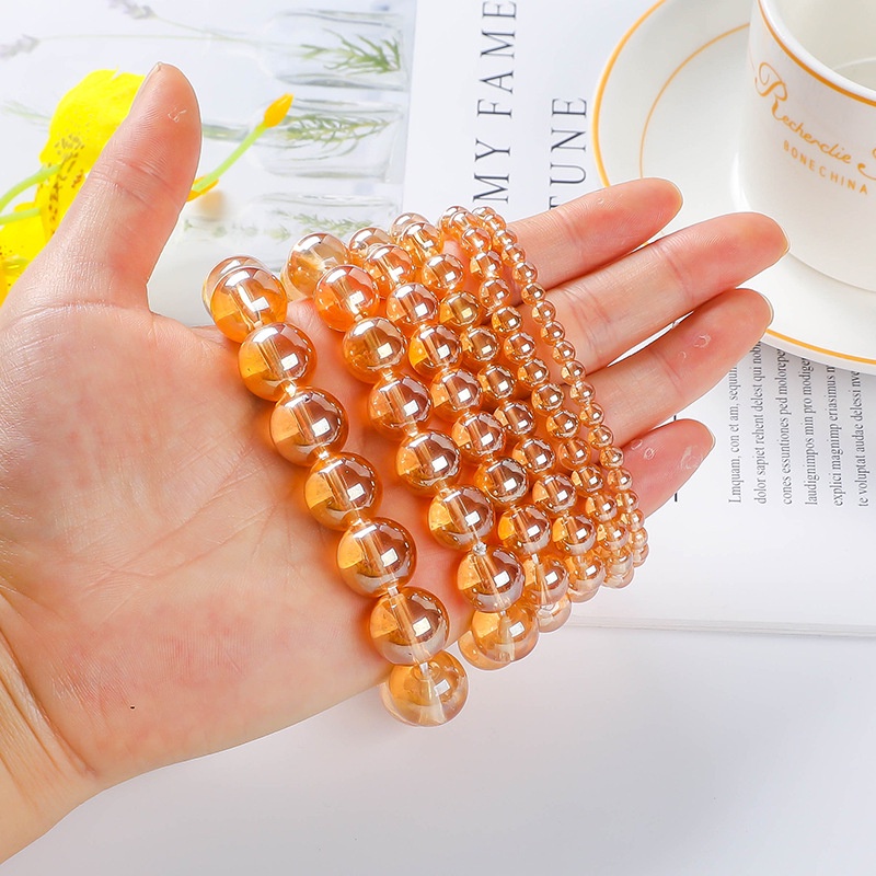 Gelang Manikmanik Batu Opal Imitasi Bahan Resin Untuk Wanita