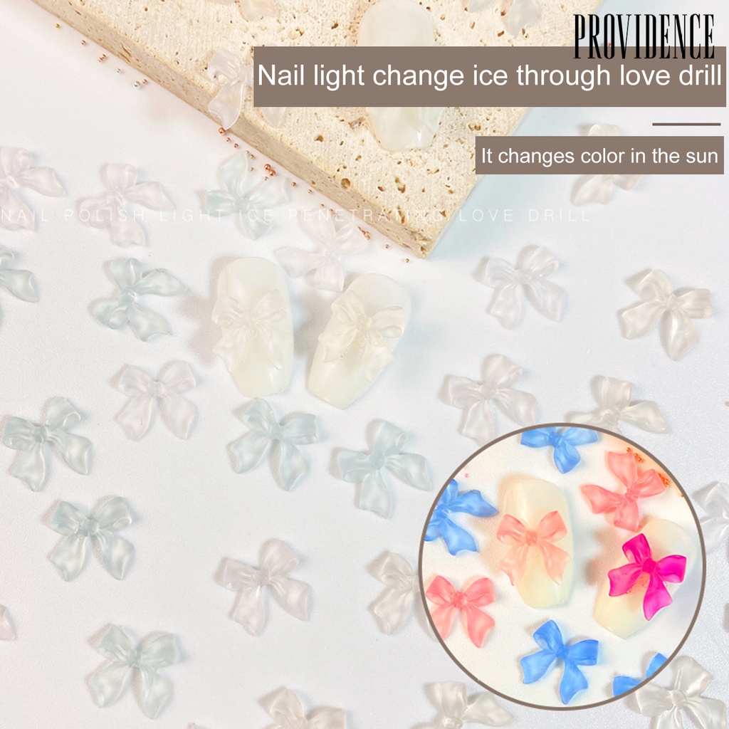 Providence 1 Kantong Ornamen Hati Bahan Resin Untuk Dekorasi Nail Art