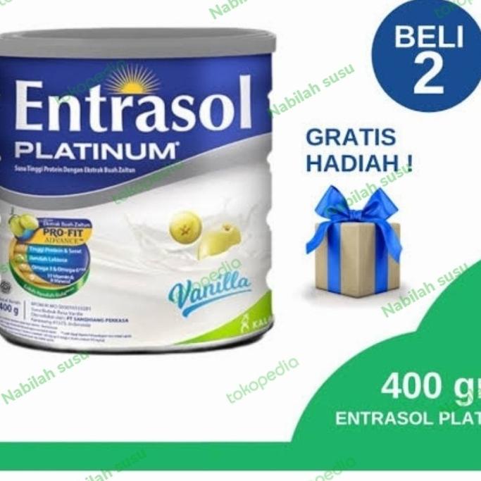 

[ COD ] entrasol platinum vanilla 400gr