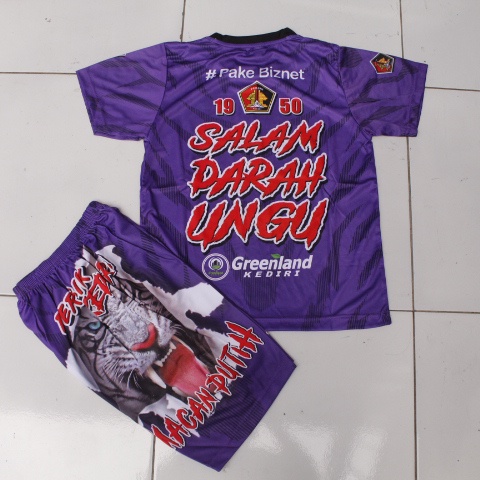 baju bola anak full printing persik kediri/setelan baju bola anak laki persik keidri