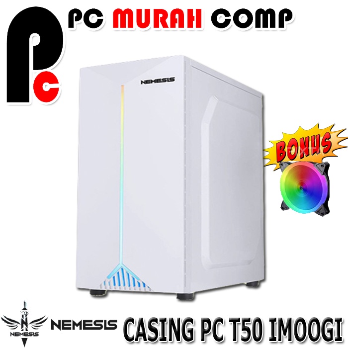 Alseye PC Casing Gaming Case A4 PUTIH