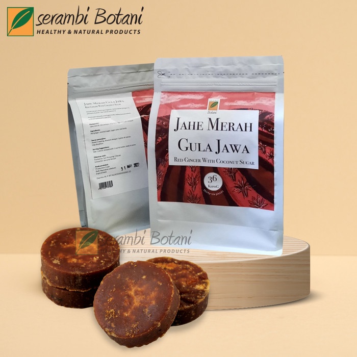 

Jahe Merah Gula Jawa Isi 36 Pcs