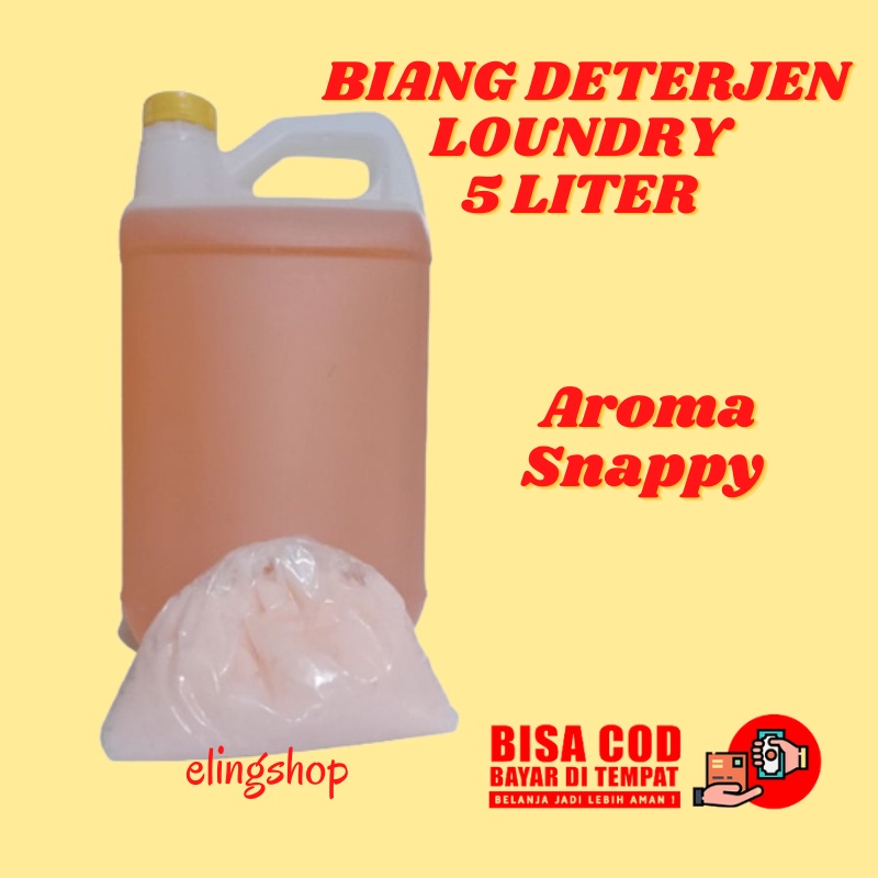 Biang Deterjen Detergen Detergent Cair Laundry Pakaian Aroma Snappy