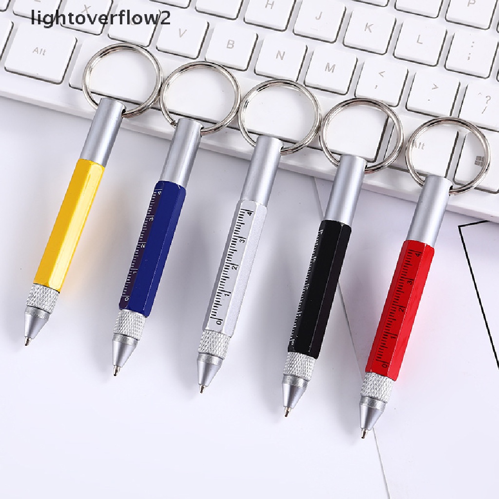 (lightoverflow2) Pulpen Mini Portable Bahan Metal (ID)