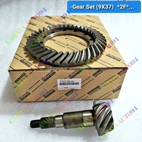 gear set hardtop 2f 9x37 crwon whell pinion gigi gardan hardtop 2f
