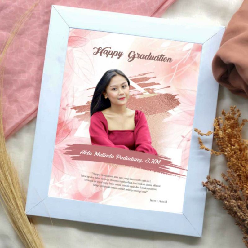 Terbaru Framegift Bingkai Foto Kado Wisuda Desain Kekinian Ukuran 10R