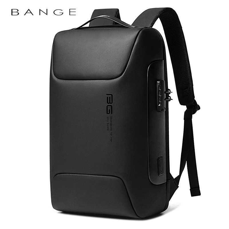 BANGE Tas Ransel Laptop Anti Theft USB Charging - BG-7216