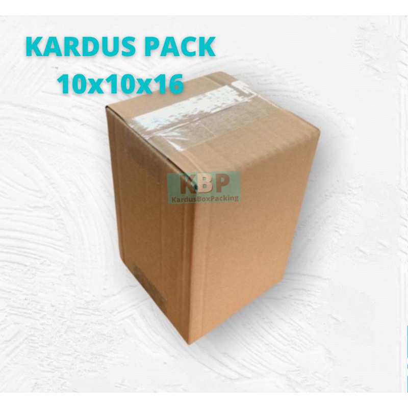 

KARDUS POLOS uk. 10x10x16 CM KEMASAN KARTON