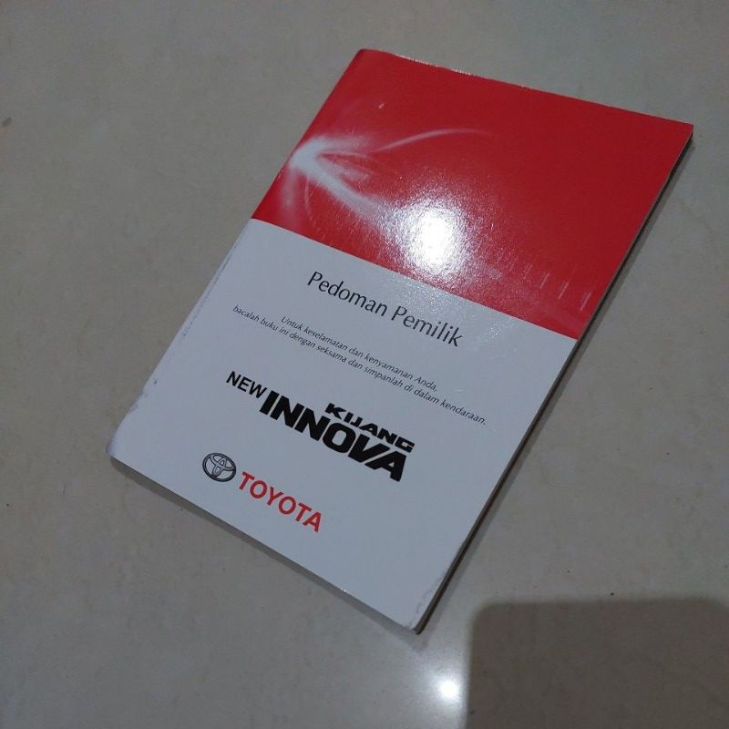 Buku panduan Manual Book EX. Innova Reborn Diesel 2021 20204