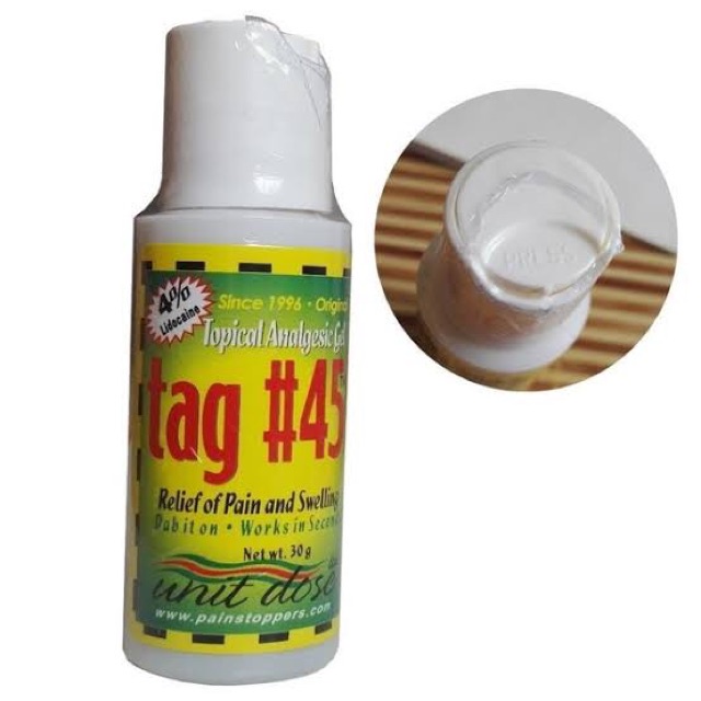 Tag#45 TAG 45 anasthesy anastesi tatto sulam alis dermapen anastesi cream kebal