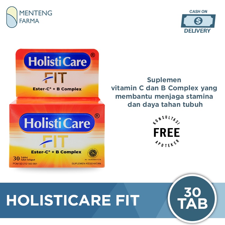 Holisticare Fit 30 Tablet - Suplemen Vitamin C dan B Complex