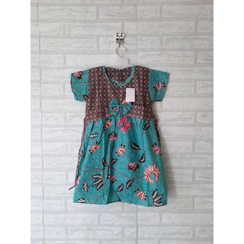 Dress batik anak size L