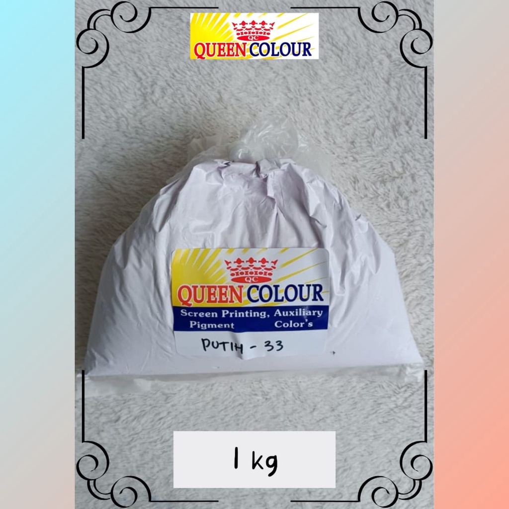 Cat Sablon Rubber Putih 33 / Warna 33
