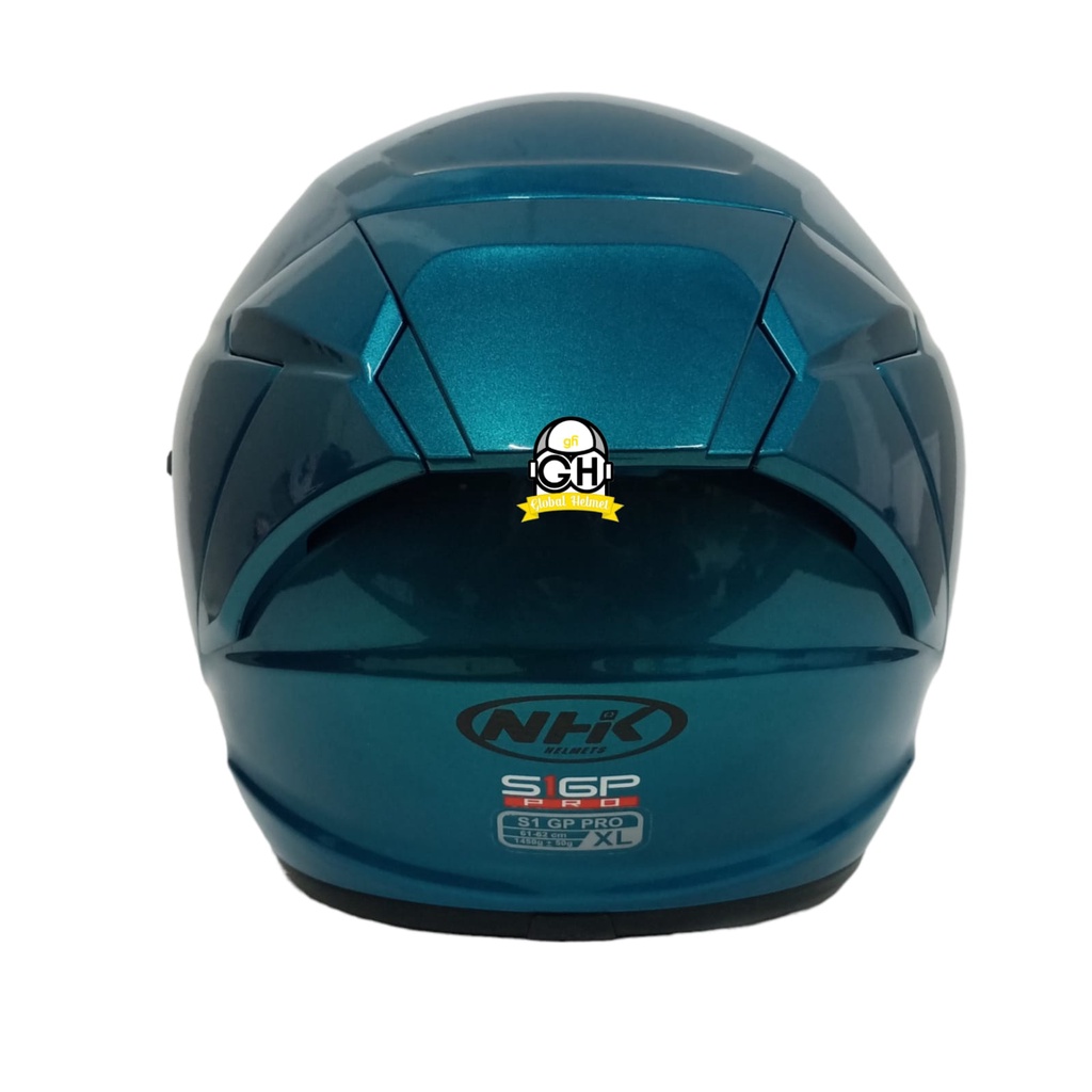 NHK S1 GP PRO SOLID SE PEARL TOSCA HALF FACE DOUBLE VISOR WARNA POLOS DD-RING