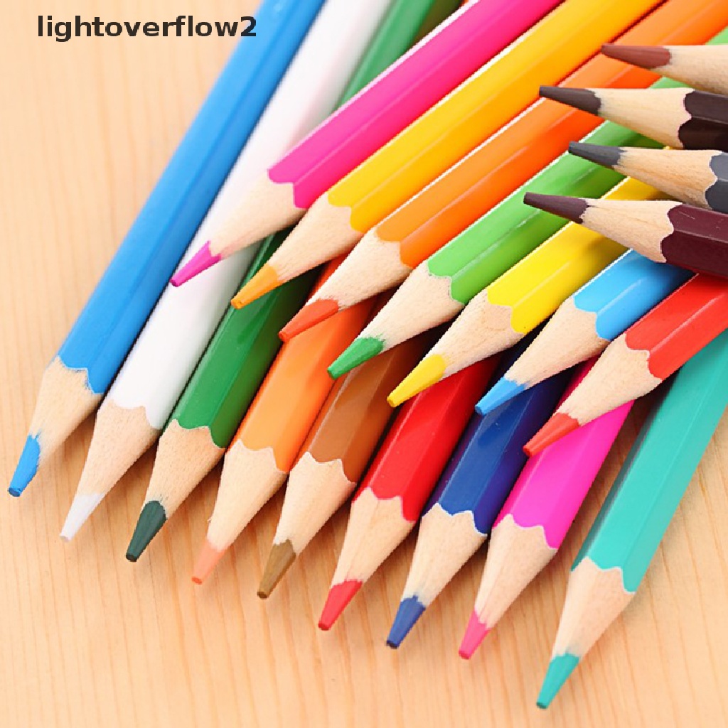 (lightoverflow2) Set Pensil Warna Krayon Untuk Anak-Anak